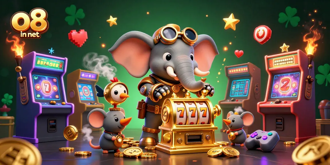 Spin the reels at o8 in net with a steampunk elephant engineer and jackpot treasures.