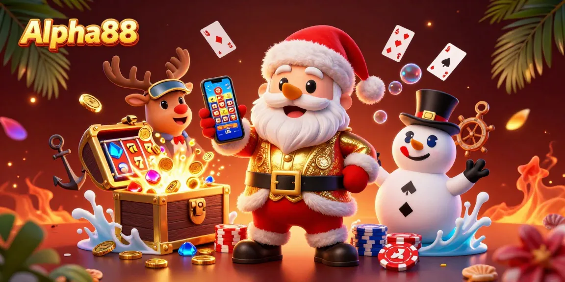 Experience thrilling gaming adventures at Alpha88 with vibrant casino characters surrounded by exciting jackpot elements.