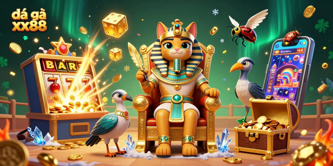 Experience the excitement of đá gà xx88 in a vibrant, action-packed 3D scene featuring stunning visuals.