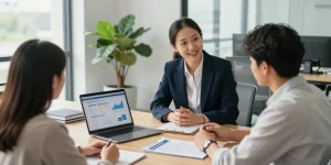 Engaging consultation with a financial advisor in Norfolk, Virginia, focusing on personalized wealth management and financial planning.