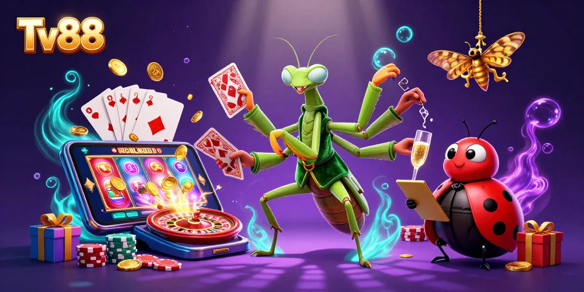 Experience immersive gaming at Tv88 with vibrant slots, lively characters, and rich casino themes.