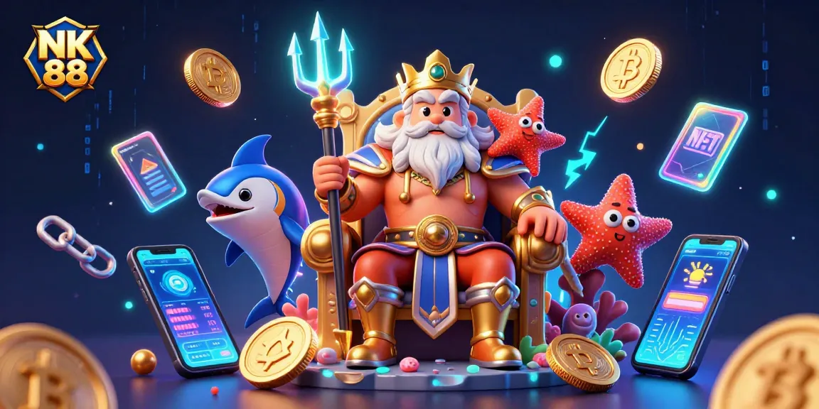 Immerse in NK 88's thrilling gameplay with vibrant sea king Neptune and dynamic gaming elements.
