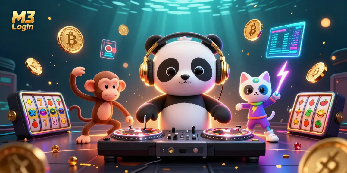Engage with M3 Login to enjoy thrilling casino experiences with DJ panda and friends.