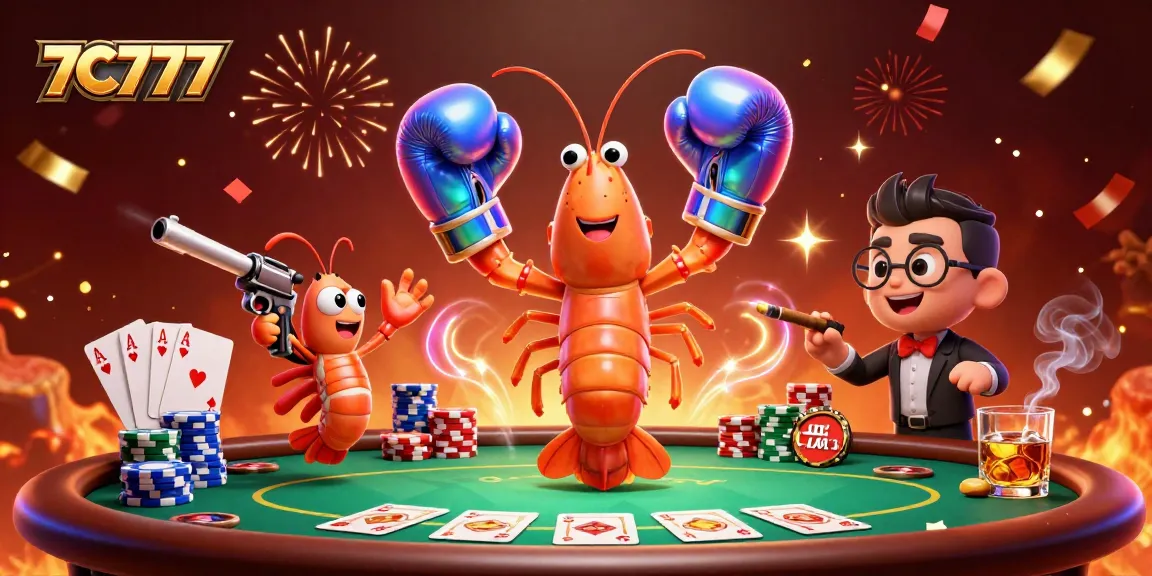 Win big with 7C777 as charming sea characters celebrate an epic poker showdown!