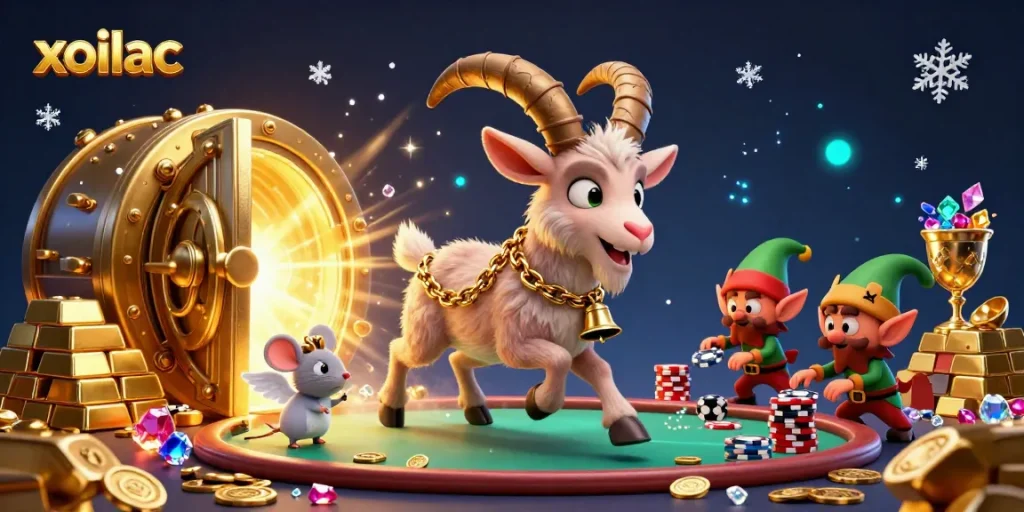 xoilac brings thrilling holiday-horror casino action with Krampus and mischievous elves stealing poker chips!