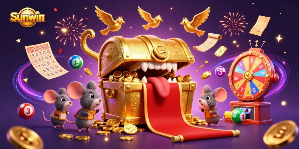 Engage in thrilling gaming adventures with Sunwin's colorful prizes and dynamic casino elements.