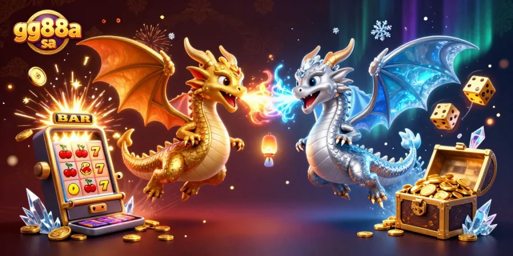 Engage in thrilling gaming with gg88a sa amidst a vibrant 3D casino exhibition.