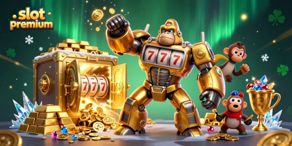 Play thrilling slot premium games and win with exciting 3D graphics featuring dynamic characters!
